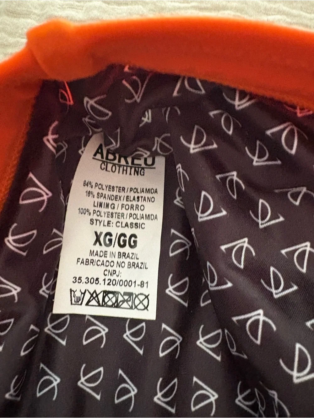 Abreu men’s clothing